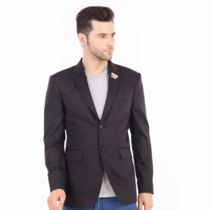 Men black  Slim Fit Casual Blazer